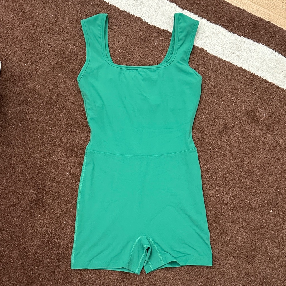 Year of Ours Studio Diana green onesie romper jumpsuits size S women’s